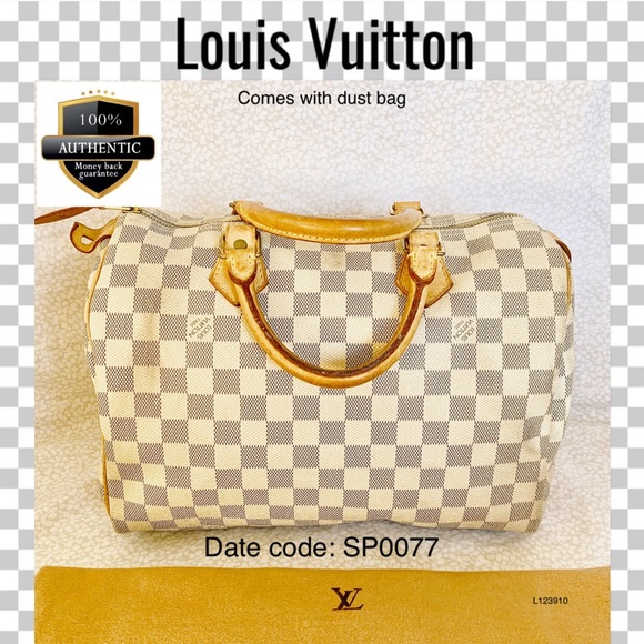 Louis Vuitton Handbags - Louis Vuitton satchel bag damier azure soeedy 30